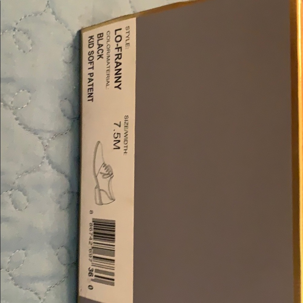Louise Et Cie 7.5 Lo-Franny Black Kid Soft Patent - Picture 5 of 5